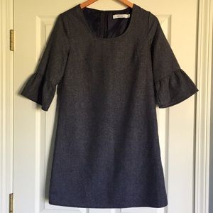 NWOT JustFab Ruffle Sleeves Dress